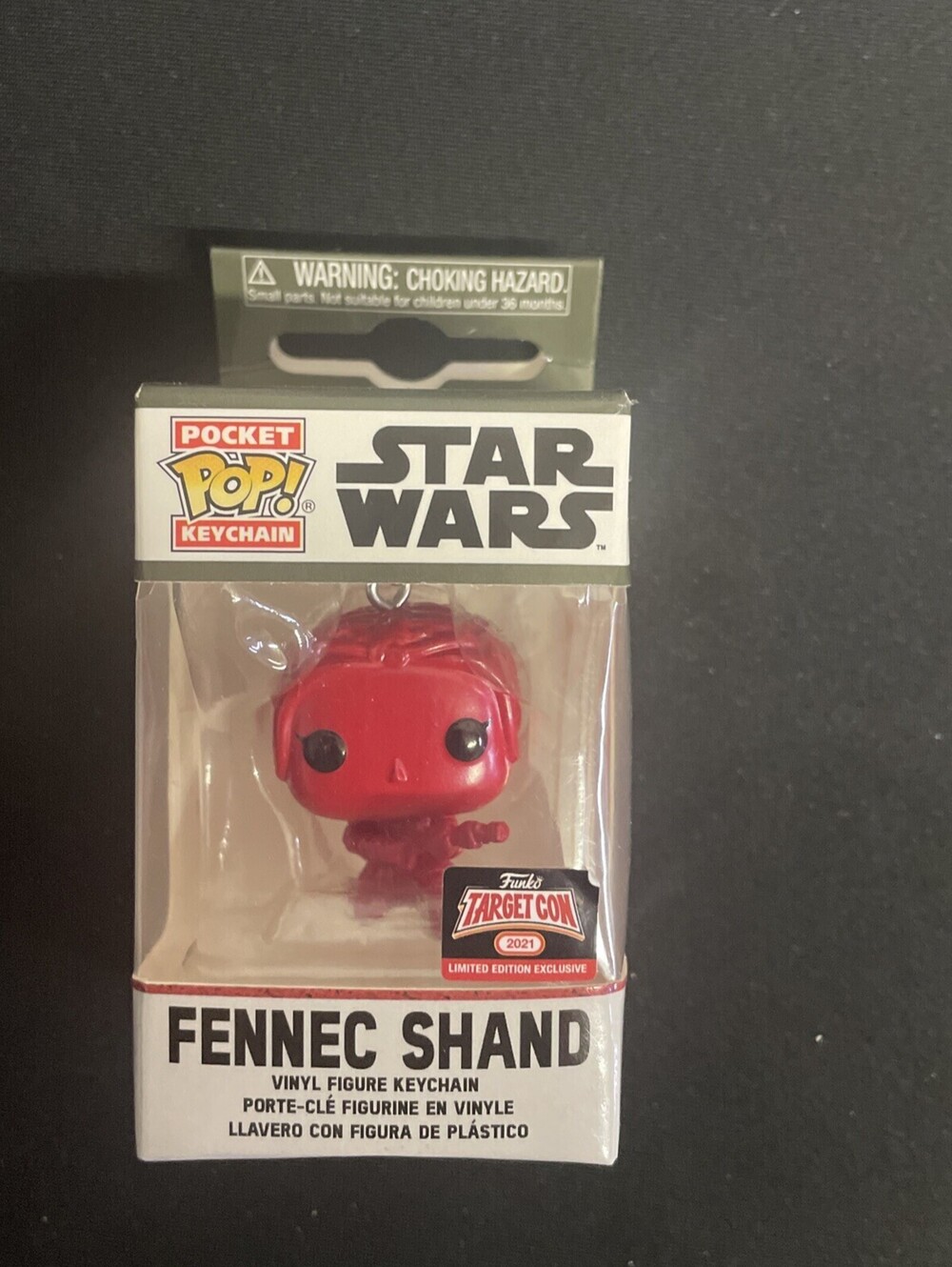 Star Wars Fennec Shand Metallic Pocket Keychain Funko Pop